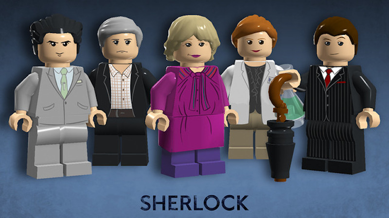 Illustration for article titled Blimey! This Sherlock Lego set may become official!